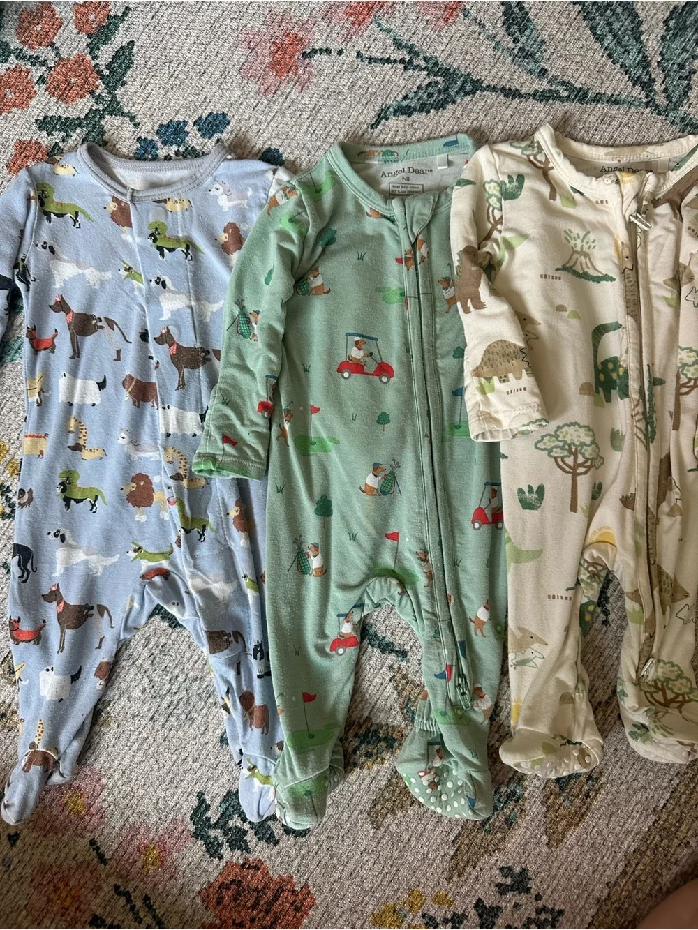 Angel Dear and Magnetic Me newborn bamboo Pajama lot